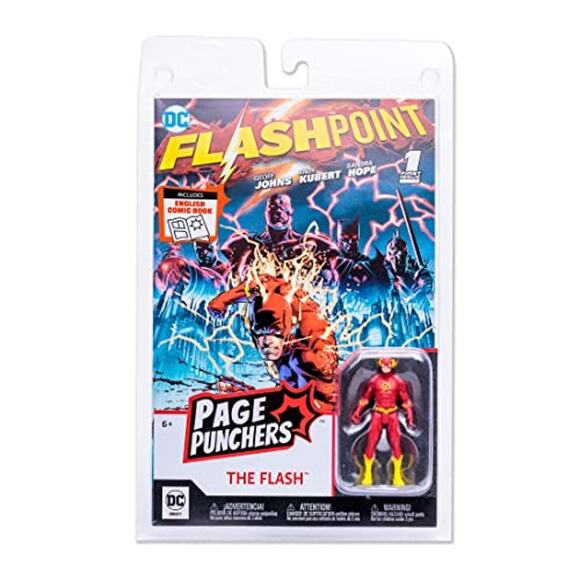 Dc Direct - 3in Comic with Figure Wv1 - the Flash (flashpoint) - Picture 1 of 5